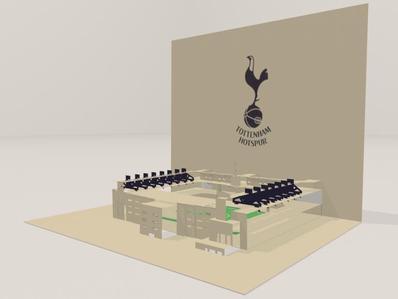3D screenshot of the Tottenham Hotspur FC: White Hart Lane Stadium 03 by AVRART