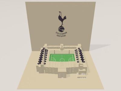 3D screenshot of the Tottenham Hotspur FC: White Hart Lane Stadium 01 by AVRART