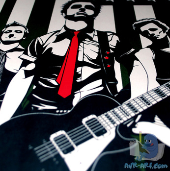 Green Day A5 Print