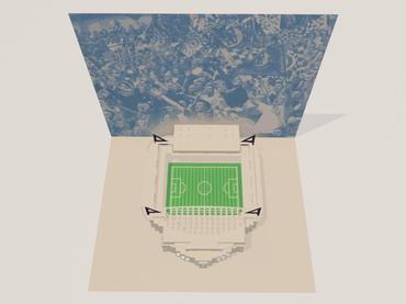 3D screenshot of Chelsea Stamford Bridge Stadium 03