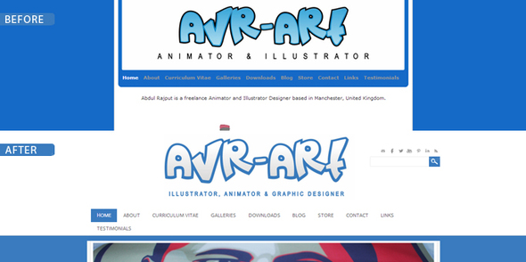 2012/2013 Website Refresh! by AVRART